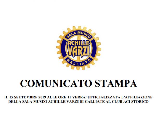 COMUNICATO STAMPA