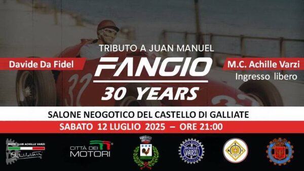 “FANGIO 30 YEARS – TRIBUTO A FANGIO”
